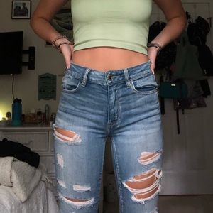 American eagle ripped jeans